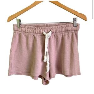 Madewell Pink Jersey High rise shorts
